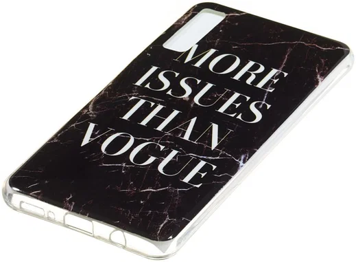 Samsung Galaxy A7 (2018) TPU Hoesje met Marmer Opdruk Vogue afbeelding 2
