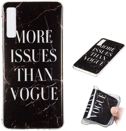 Samsung Galaxy A7 (2018) TPU Hoesje met Marmer Opdruk Vogue afbeelding 5
