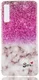 Samsung Galaxy A7 (2018) TPU Hoesje met Marmer Opdruk Glitter afbeelding 1