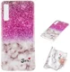 Samsung Galaxy A7 (2018) TPU Hoesje met Marmer Opdruk Glitter afbeelding 5