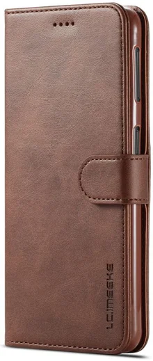 Samsung Galaxy A7 (2018) Stijlvol Portemonnee Bookcase Hoesje Coffee afbeelding 6