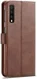 Samsung Galaxy A7 (2018) Stijlvol Portemonnee Bookcase Hoesje Coffee afbeelding 1
