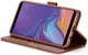 Samsung Galaxy A7 (2018) Stijlvol Portemonnee Bookcase Hoesje Coffee afbeelding 4