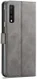 Samsung Galaxy A7 (2018) Stijlvol Portemonnee Bookcase Hoesje Grijs afbeelding 2
