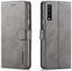 Samsung Galaxy A7 (2018) Stijlvol Portemonnee Bookcase Hoesje Grijs afbeelding 4