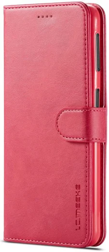 Samsung Galaxy A7 (2018) Stijlvol Portemonnee Bookcase Hoesje Roze afbeelding 2