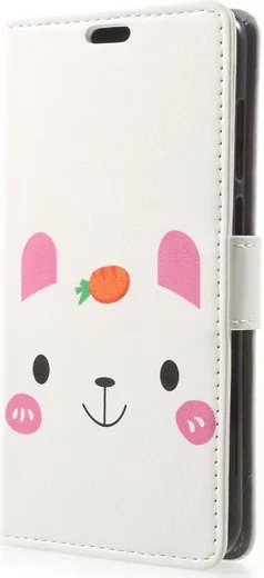 Nokia 5.1 Plus Portemonnee Hoesje met Konijn Print afbeelding 5