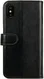 Rosso Element Apple iPhone XS / X Hoesje Book Cover Zwart afbeelding 2