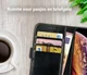Rosso Element Apple iPhone XS / X Hoesje Book Cover Zwart afbeelding 9