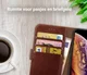 Rosso Element Apple iPhone XS / X Hoesje Book Cover Bruin afbeelding 8