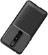 Nokia 3.1 Plus Siliconen Carbon Hoesje Zwart afbeelding 8