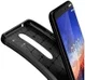 Nokia 3.1 Plus Siliconen Carbon Hoesje Zwart afbeelding 10