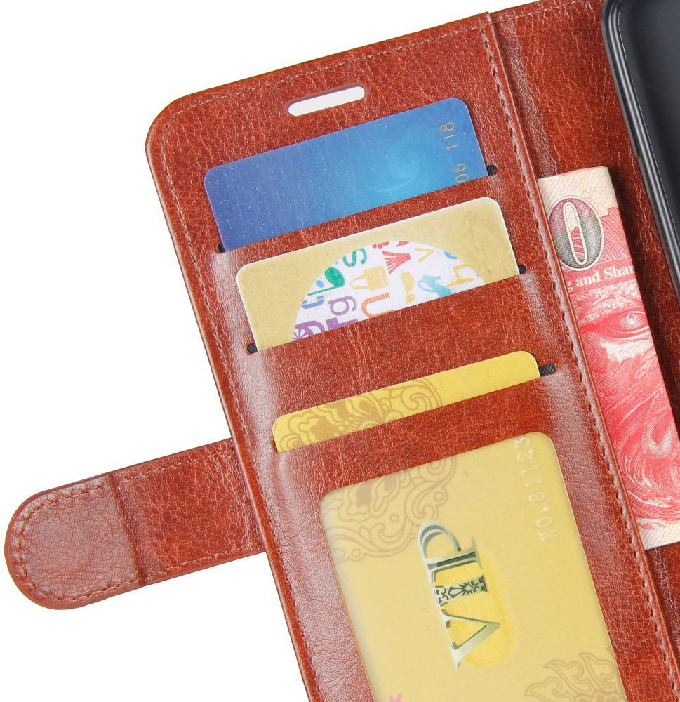 Nokia 3.1 Plus Portemonnee Hoesje Bruin afbeelding 3