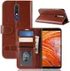 Nokia 3.1 Plus Portemonnee Hoesje Bruin afbeelding 7