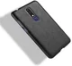 Nokia 3.1 Plus Hoesje met Kunstleer Coating Zwart afbeelding 3
