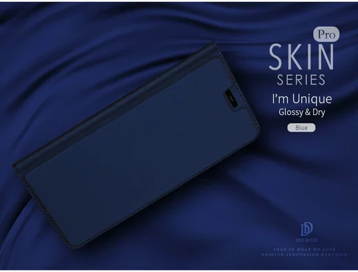 Dux Ducis Nokia 8.1 Premium Bookcase Hoesje Blauw afbeelding 5