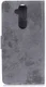 Nokia 8.1 Vintage Portemonnee Hoesje Grijs afbeelding 4