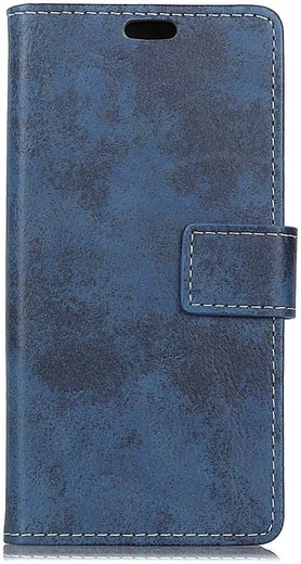 Nokia 8.1 Vintage Portemonnee Hoesje Blauw afbeelding 1