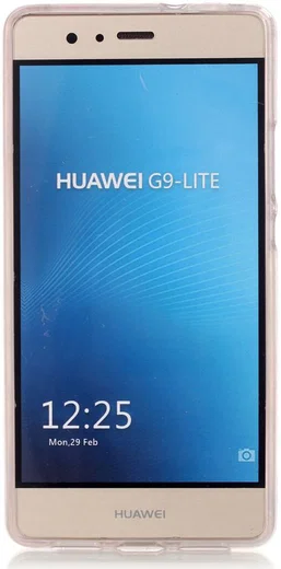 Huawei P9 Lite TPU Hoesje met Veer Print afbeelding 2