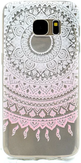 Samsung Galaxy S7 TPU Hoesje met Mandala Print afbeelding 1