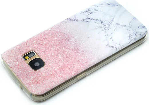 Samsung Galaxy S7 TPU Hoesje met Marmer Print afbeelding 3