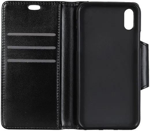 Sony Xperia L3 Portemonnee Hoesje Zwart afbeelding 2