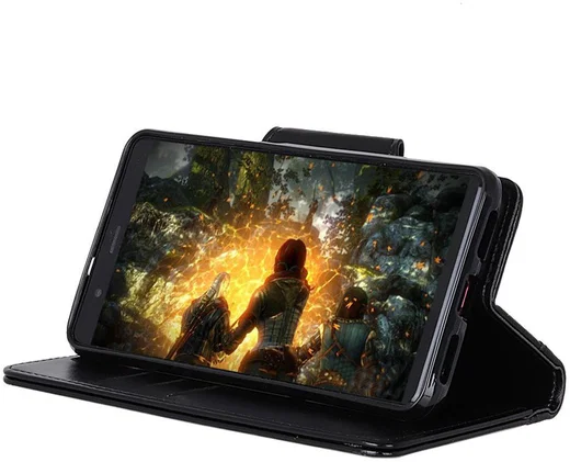 Sony Xperia L3 Portemonnee Hoesje Zwart afbeelding 7