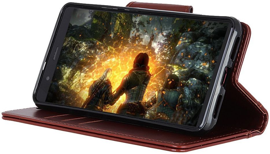 Sony Xperia L3 Portemonnee Hoesje Bruin afbeelding 7