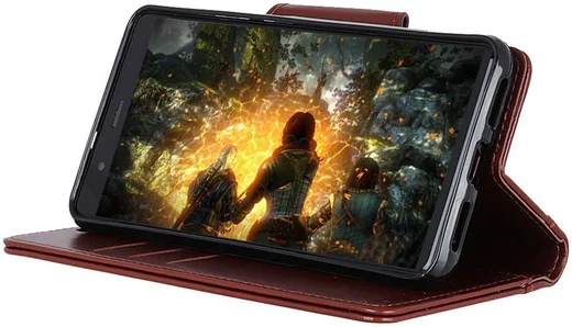 Sony Xperia L3 Portemonnee Hoesje Bruin afbeelding 7