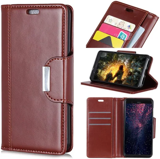 Sony Xperia L3 Portemonnee Hoesje Bruin afbeelding 9
