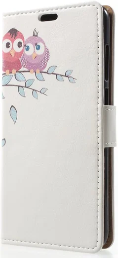 Nokia 5.1 Plus Portemonnee Hoesje met Uil Print afbeelding 5