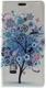 Nokia 5.1 Plus Portemonnee Hoesje met Boom Print afbeelding 1