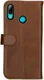 Rosso Deluxe Huawei P Smart 2019 Hoesje Echt Leer Book Case Bruin afbeelding 10