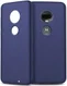 Motorola moto G7 Twill Slim Texture Back Cover Blauw afbeelding 11