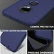 Motorola moto G7 Twill Slim Texture Back Cover Blauw afbeelding 6