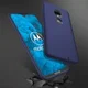 Motorola moto G7 Twill Slim Texture Back Cover Blauw afbeelding 8