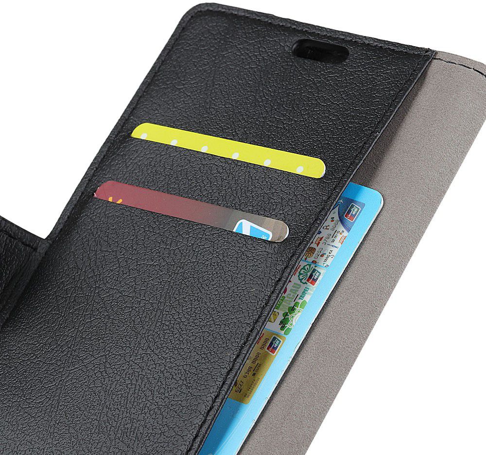 Motorola Moto G7 Stijlvol Portemonnee Hoesje Zwart afbeelding 5