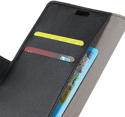 Motorola Moto G7 Stijlvol Portemonnee Hoesje Zwart afbeelding 5