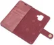 Samsung Galaxy A6 Leren 2-in-1 Bookcase en Back Cover Hoesje Rood afbeelding 10
