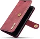 Samsung Galaxy A6 Leren 2-in-1 Bookcase en Back Cover Hoesje Rood afbeelding 1