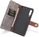 Samsung Galaxy A7 (2018) Leren 2-in-1 Bookcase en Back Cover Grijs afbeelding 4