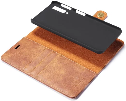 Samsung Galaxy A7 (2018) Leren 2-in-1 Bookcase en Back Cover Bruin afbeelding 2