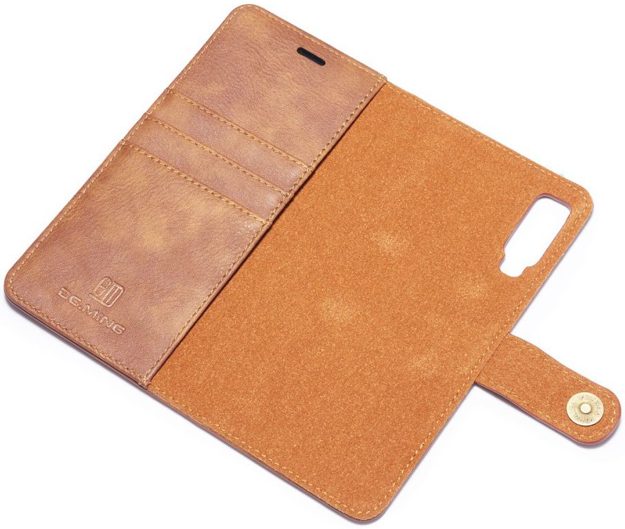 Samsung Galaxy A7 (2018) Leren 2-in-1 Bookcase en Back Cover Bruin afbeelding 10
