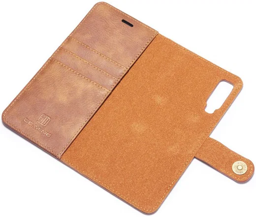 Samsung Galaxy A7 (2018) Leren 2-in-1 Bookcase en Back Cover Bruin afbeelding 10