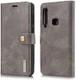 Samsung Galaxy A9 (2018) Leren 2-in-1 Bookcase en Back Cover Grijs afbeelding 12
