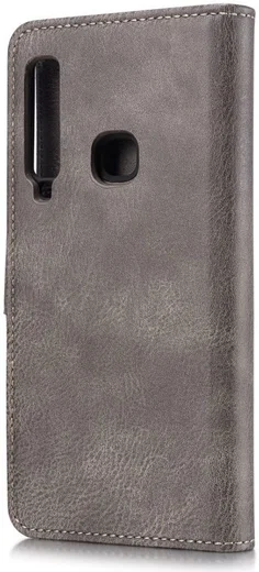 Samsung Galaxy A9 (2018) Leren 2-in-1 Bookcase en Back Cover Grijs afbeelding 6
