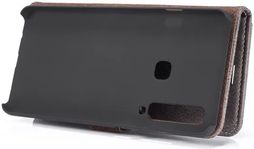 Samsung Galaxy A9 (2018) Leren 2-in-1 Bookcase en Back Cover Grijs afbeelding 9