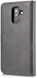 Samsung Galaxy A6 Plus Leren 2-in-1 Bookcase en Back Cover Grijs afbeelding 4