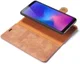Samsung Galaxy A6 Plus Leren 2-in-1 Bookcase en Back Cover Bruin afbeelding 3