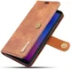 Samsung Galaxy A6 Plus Leren 2-in-1 Bookcase en Back Cover Bruin afbeelding 1